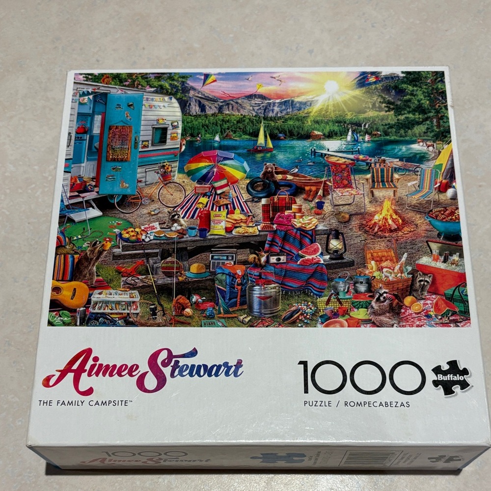 Buffalo David Bitton Aimee Stewart Vibrant Campsite Puzzle